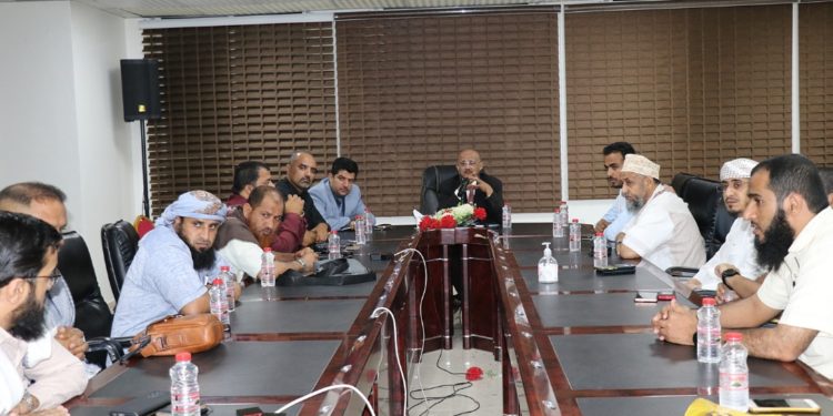 محافظ البنك المركزي يناقش خطط الارتقاء بالعمل المصرفي مع الصرافه وشبكه الاموال