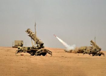 اسقاط مسيره حوثيه في اجواء خميس مشيط السعوديه