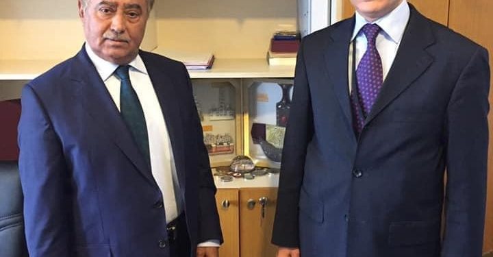 العظامي يبحث مع مسؤول تركي سبل تعزيز وتطوير العلاقات الثنائية