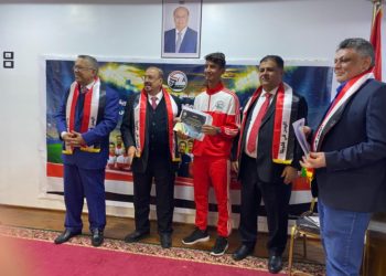 إتحاد كرة القدم يكرم منتخب الناشئين في القاهره