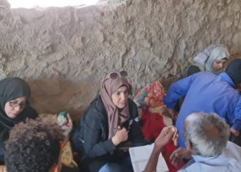 لجنة التحقيق  تستمع لعدد من ضحايا الانتهاكات في قرى مقبنة غرب تعز