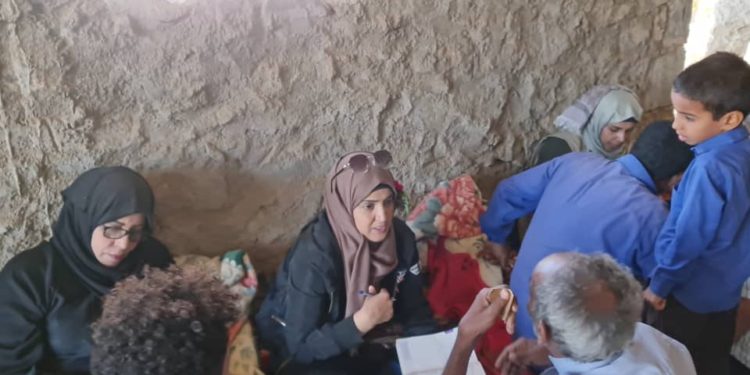 لجنة التحقيق  تستمع لعدد من ضحايا الانتهاكات في قرى مقبنة غرب تعز