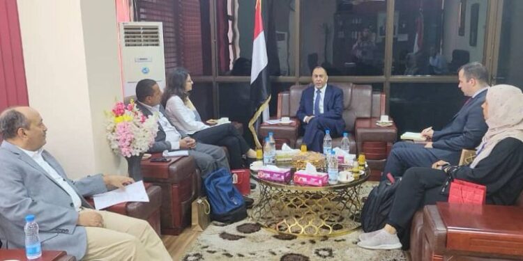 وزير الصناعة  يبحث مع  مدير العمل الدولية التعاون في مجال التشغيل