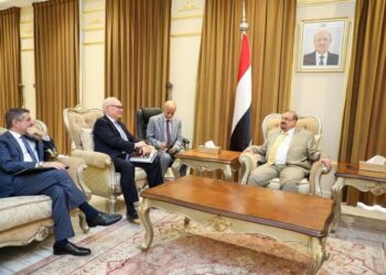 البركاني يناقش مع المبعوث الامريكي فرص إحلال السلام في اليمن