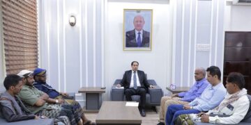 البكري يطلع على أوضاع نادي شباب المسيمير بلحج