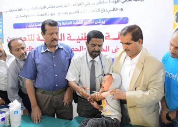 تحصين اكثر من 88 ألف طفل ضد الحصبة  بمأرب