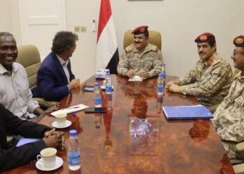 وزير الدفاع يبحث مع  مستشار الممثل الاممي دعم برنامج نزع الالغام
