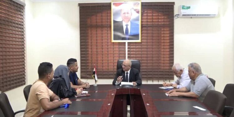 الشرجبي يناقش مع منظمة امريكية تنفيذ مشاريع في قطاع المياه بعدن ولحج