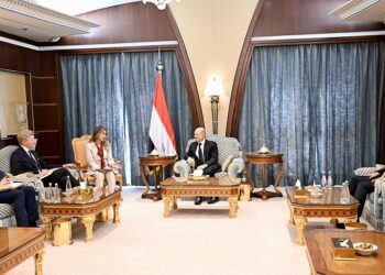 العليمي يبحث مع المبعوثان الاممي والامريكي نتائج اتصالاتهما لتحقيق السلام