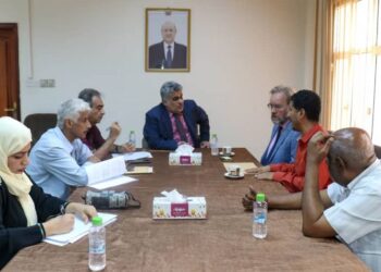 باصهيب  يلتقي نائب مدير  الاوتشا  ورئيس  أطباء بلا حدود البلجيكية