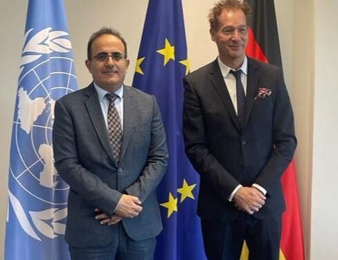 وزير الصحة يبحث مع الجانب الالماني مزيدا من الدعم للقطاع الصحي