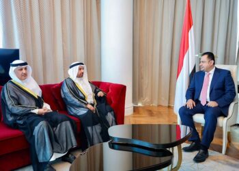 معين يبحث مع  نائب رئيس الوزراء الكويتي  الدعم  الحالي والمستقبلي لليمن