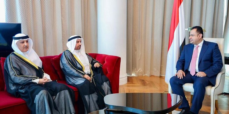 معين يبحث مع  نائب رئيس الوزراء الكويتي  الدعم  الحالي والمستقبلي لليمن