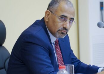 الزبيدي يستعرض مع رئيس  الاتحاد الأوروبي جهود إحلال السلام في اليمن
