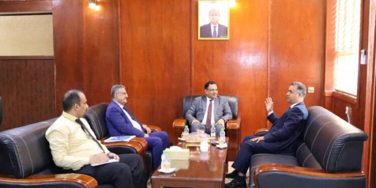 السقطري يبحث مع السفير الليبي التعاون في المجال الزراعي والسمكي