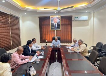 الشرجبي يبحث مع (UN-HABITAT) آليات تنفيذ مشاريع بقطاعي المياه والبيئة