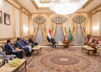 العليمي يبحث مع  وزير الدفاع السعودي خارطه طريق لانهاء الازمه اليمنيه