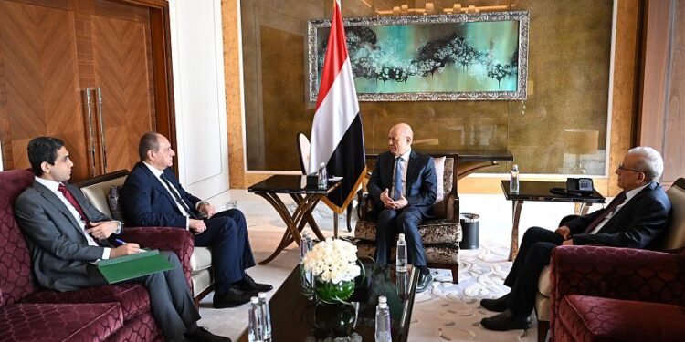 العليمي : اليمن  تدعم الموقف المصري من القضية الفلسطينية