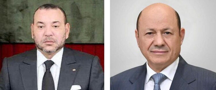 العليمي يهنيء ملك المغرب بذكرى الاستقلال