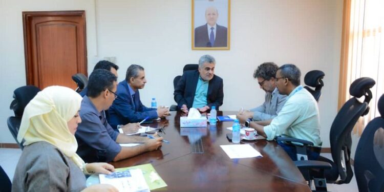 باصهيب يبحث مع مسئول اممي آليات الموائمة بين التدخلات الإنسانية والتنموية