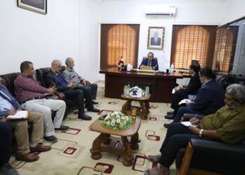 بحيبح يطالب ممثل الصحة العالمية بمزيدا من الدعم لتطوير القطاع الصحي