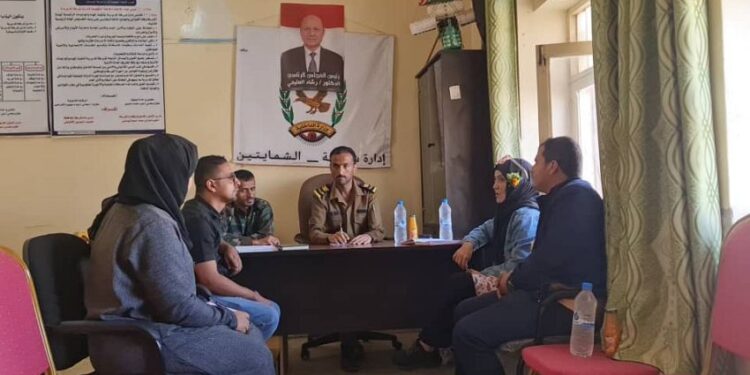 اللحنة الوطنية تطلع على اوضاع ومطالب نزلاء سجني الشبكة و الشرطة بالشمايتين في تعز