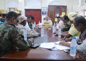 أمنية سقطرى تناقش مستوى نشاط الجهات الأمنية والعسكرية