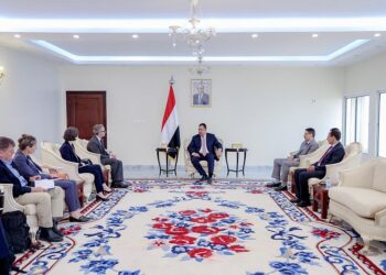 معين يبحث يحيط  سفراء من الاتحاد الأوروبي بالإشكاليات التي تواجه الحكومة