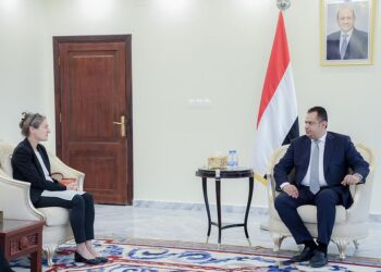 معين يبحث مع  السفيره الهولنديه مستجدات الاوضاع في اليمن