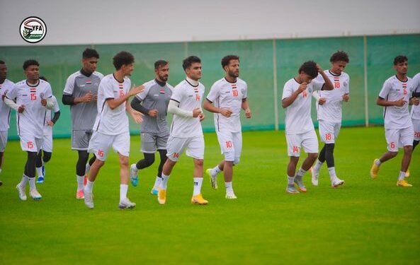 المنتخب الوطني يجري حصة تدريبية في أبها