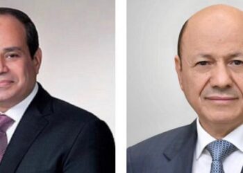 العليمي يهنئ السيسي بفوزه بولاية رئاسية جديدة  لمصر