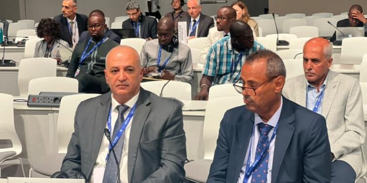 وزير المياه  يشارك في اجتماع الانتقال العادل في المجال المناخي