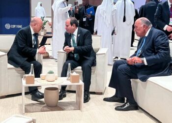 رئيس مجلس القيادة الرئاسي يجري عددا من اللقاءات على هامش قمة المناخ