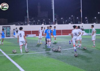 تحضيرات مكثفة لمنتخب الناشئين تأهبا  لخوض بطولة غرب آسيا .