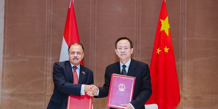اليمن والصين توقعان اتفاقية التعاون الاقتصادي والفني بمنحة قيمتها 100 مليون يوان