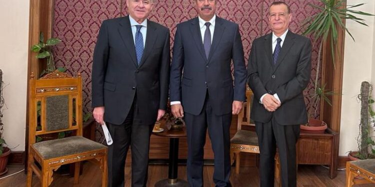 بحاح يبحث مع مساعد وزير الخارجية المصري اوضاع الجالية اليمنية في مصر