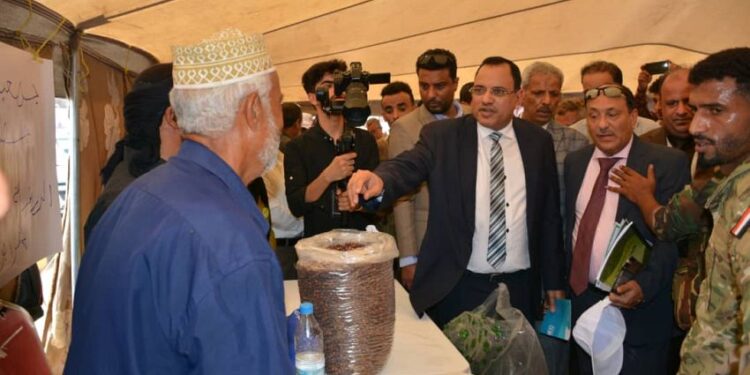 تدشين فعاليات المعرض الوطني الأول للبُن في عدن