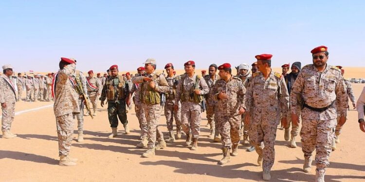 تدشين العام التدريبي والقتالي والمعنوي للعام 2024 بمحور عتق