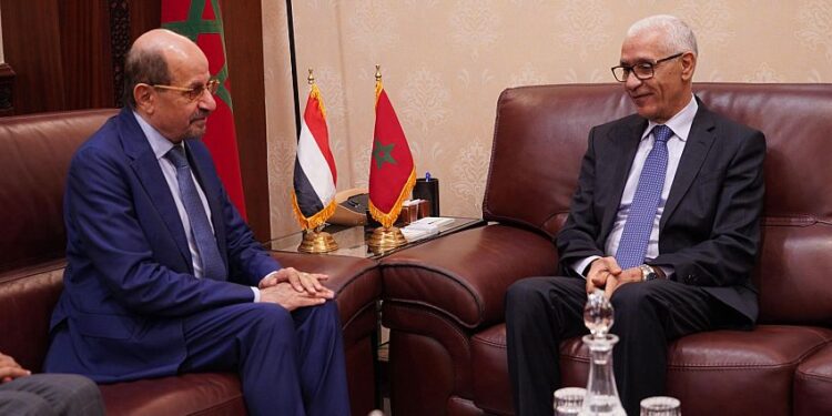 وزير الخارجية يبحث مع  رئيس مجلس النواب المغربي  التعاون البرلماني