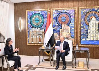 العليمي يتسلم دعوة ماكرون للمشاركه في مؤتمر المحيط بنيس الفرنسيه