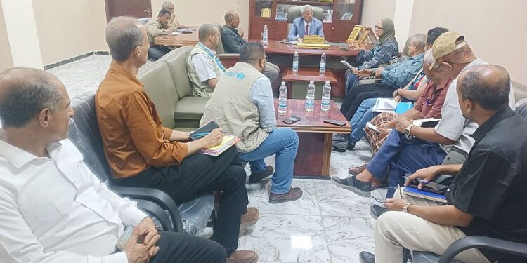 محافظ لحج يبحث  المشاريع الإنسانية الجديدة لمنظمة اليونيسيف