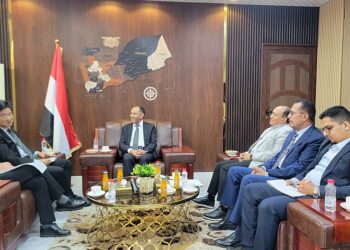 وزير الصناعة يبحث مع القائم بألاعمال الصيني تعزيز التعاون الاقتصادي والتجاري