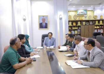 البكري : ندعم الأنشطة الرياضية  والاهتمام بمشاريع البنية التحتية في تعز