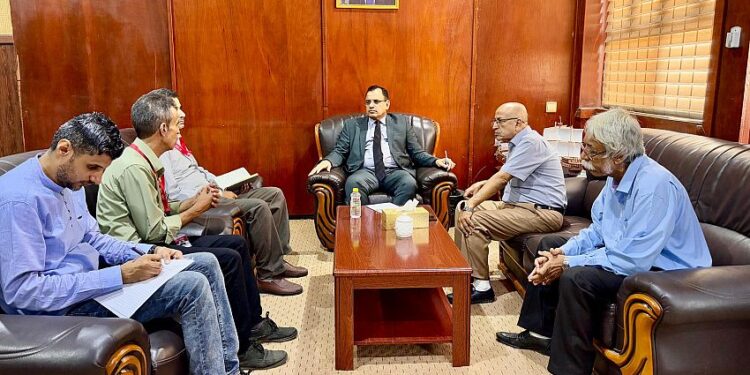 السقطري يبحث مع منظمة ميرسي كور أوجه التعاون المشترك