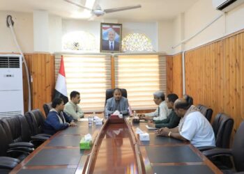 افتتاح  مقر الوحدة التنفيذية لإدارة مخيمات النازحين بوادي وصحراء حضرموت