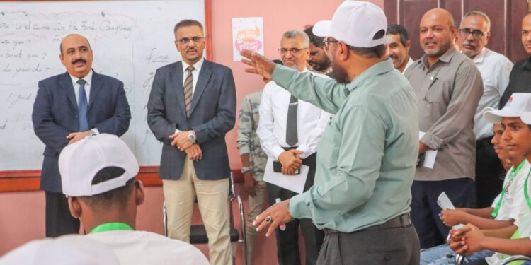 تدشين المخيم الصيفي  لمهارات المستقبل لطلاب الثانوية بحضرموت