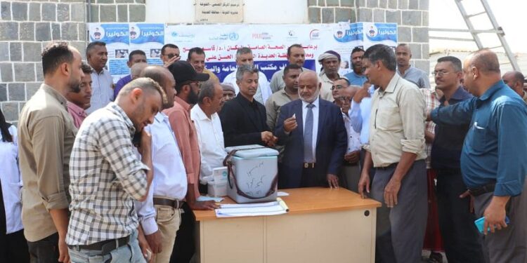 محافظ الحديدة يدشن حملة التحصين ضد مرض الكوليرا