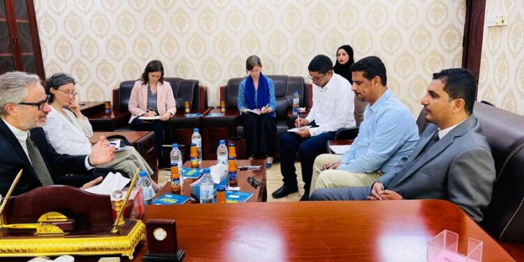 باسردة يبحث مع بعثة الاتحاد الأوروبي تعزيز التعاون في مجال حقوق الإنسان وسيادة القانون