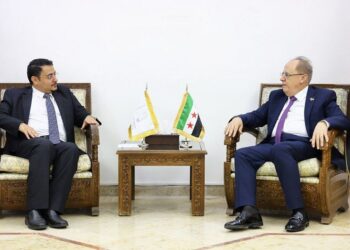 بعكر يبحث مع وزير التعليم العالي السوري تعزيز التعاون الأكاديمي بين البلدين