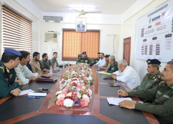 اجتماع  يناقش أوضاع ومستحقات أسر الشهداء والجرحى من منتسبي الأمن